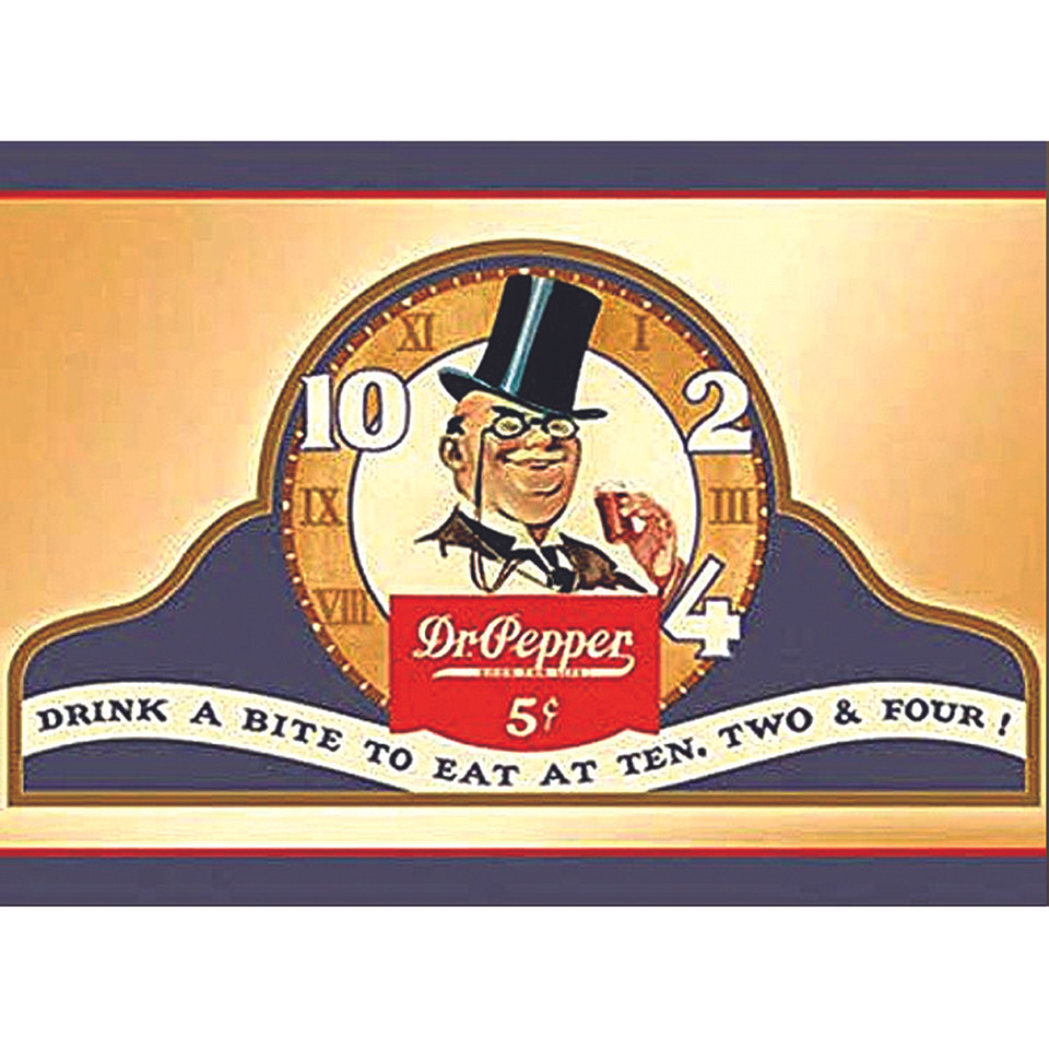 Dr. Pepper Drink a Bite Metal Sign Main Image
