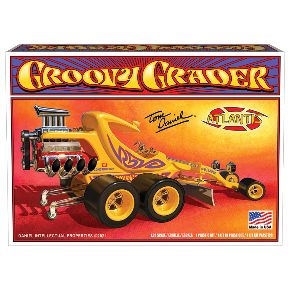 Tom Daniel Groovy Grader 1/24 Kit   Atlantis (M5697) Main Image