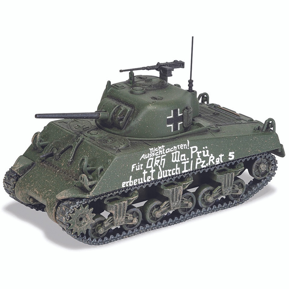Beutepanzer M4A1 Sherman Tank 1/50 Die Cast Model Main Image