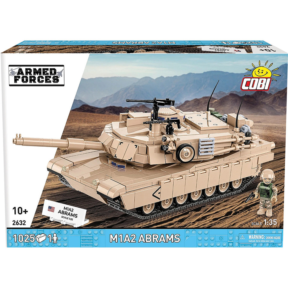 M1A2 ABRAMS US Tank Building Brick Set Main Image