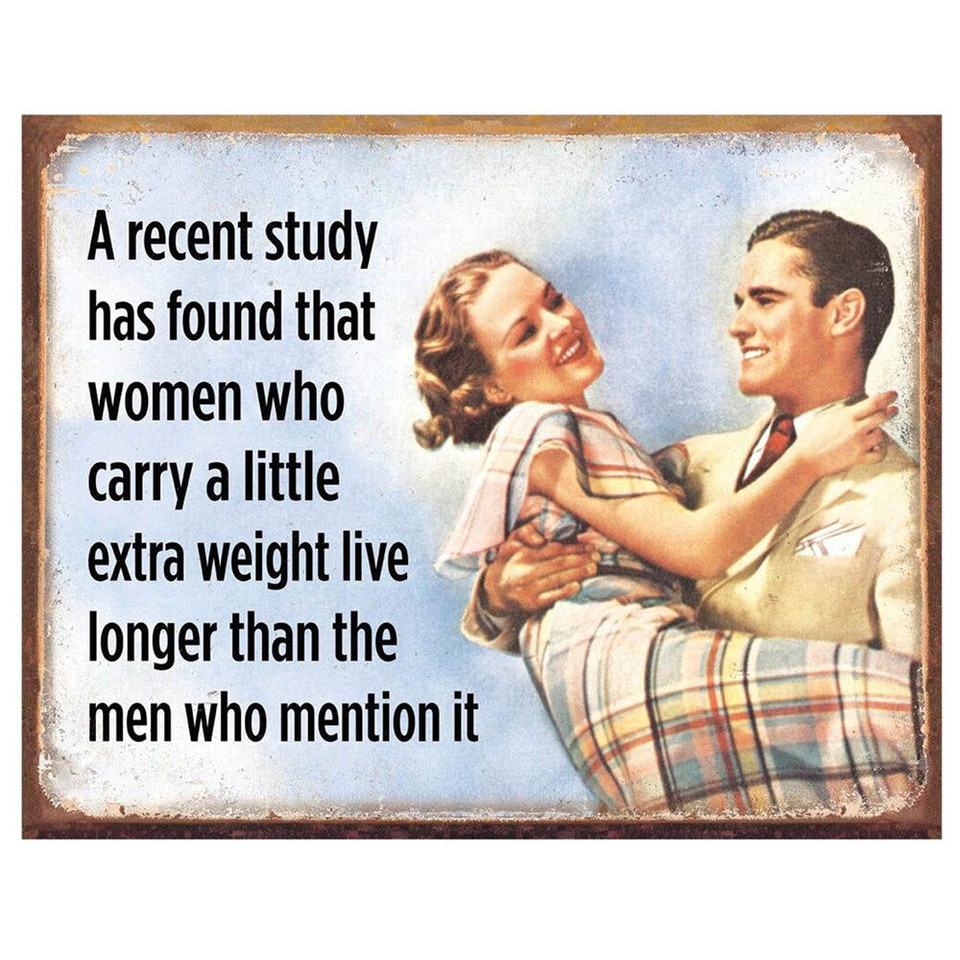 Women Live Longer Metal Sign  2038 Main Image