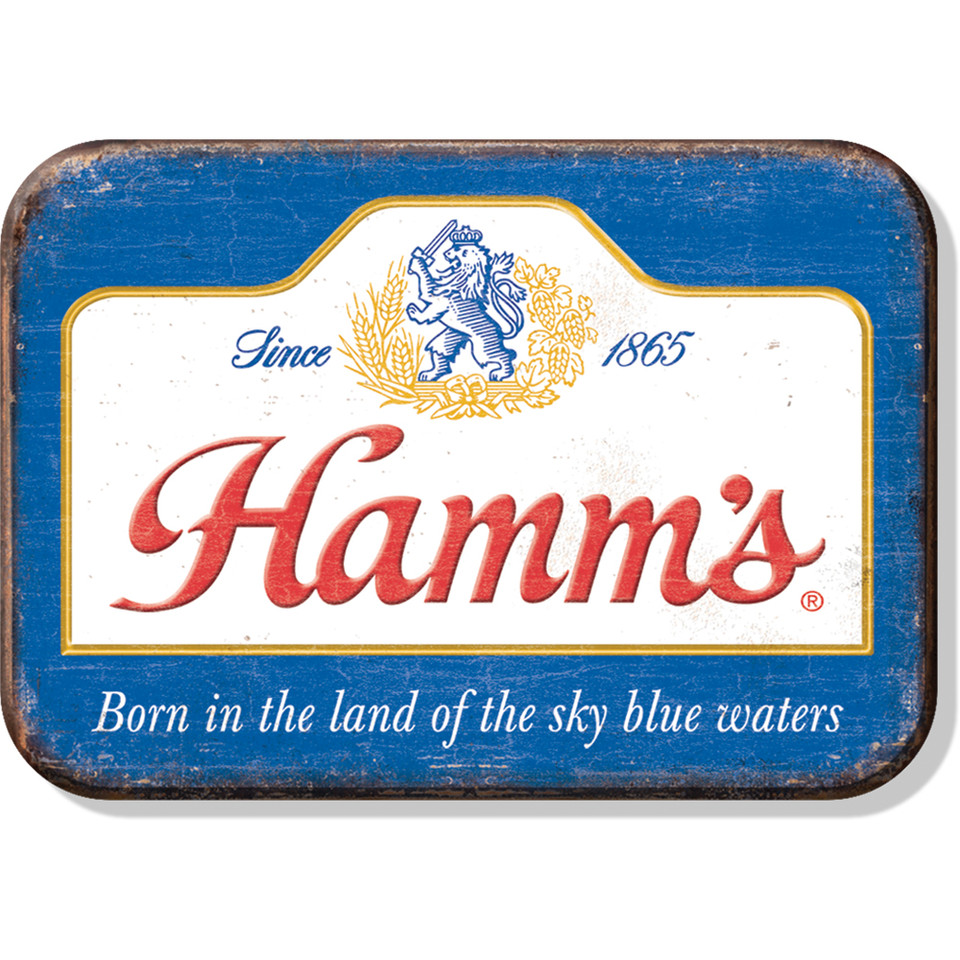 Hamm's Sky Blue Magnet Desperate Enterprises (M2078) Main Image