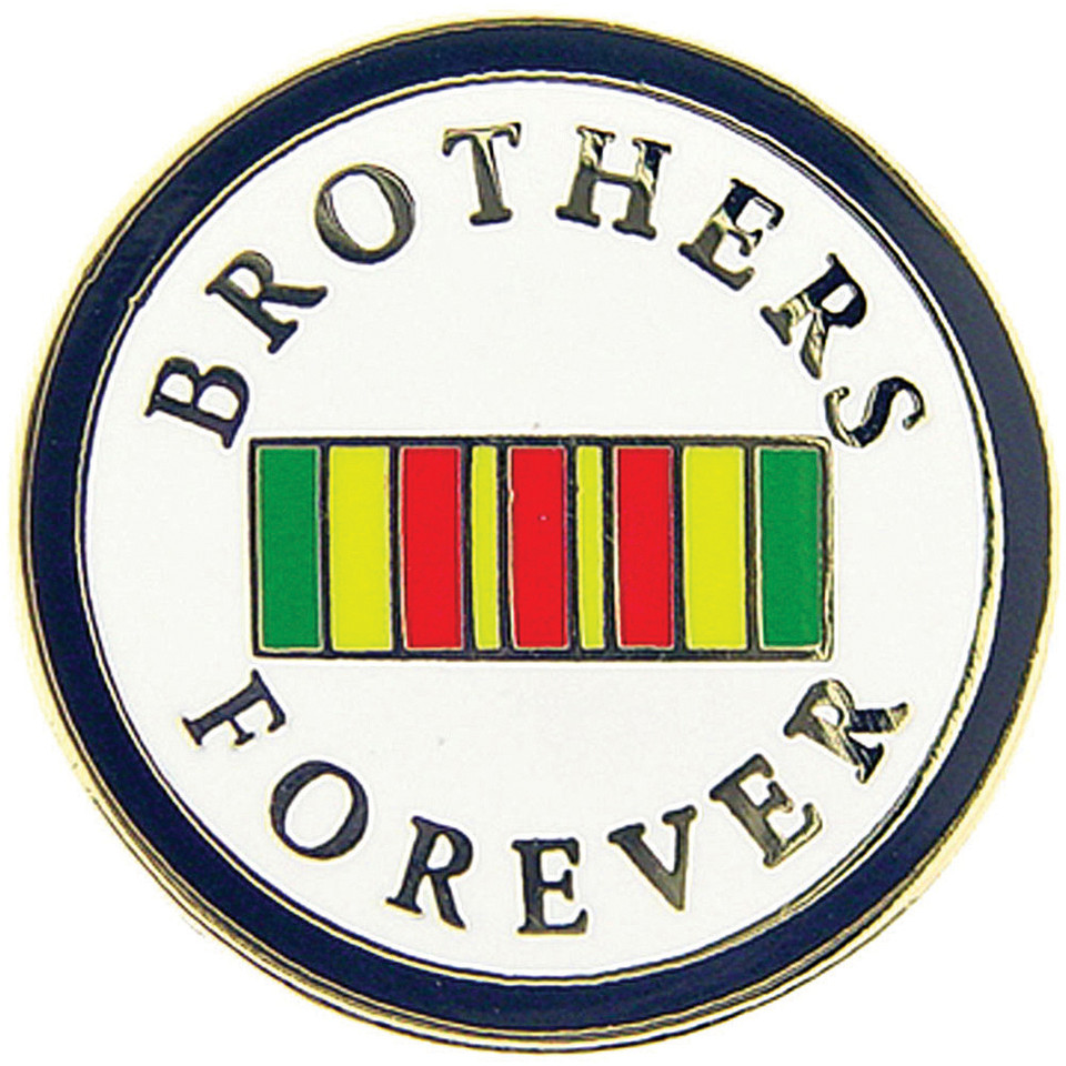 Brothers Forever Lapel Pin Eagle Emblems (P15972) Main Image