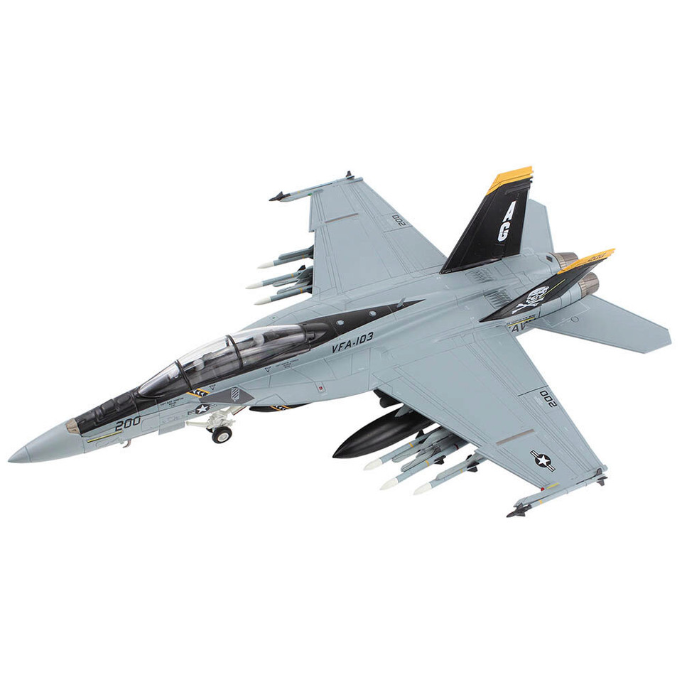 F/A-18F Super Hornet 1/72 Die Cast Model - HA5138 VFA-103 USS George H. W. Bush  April 2023 1:72 Scale Die Cast Metal by Hobby Master Main Image