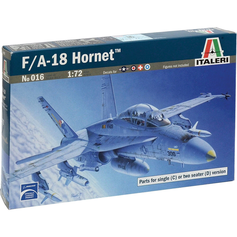 F/A-18C/D Hornet 1/72 Kit Italeri (0016) Main Image
