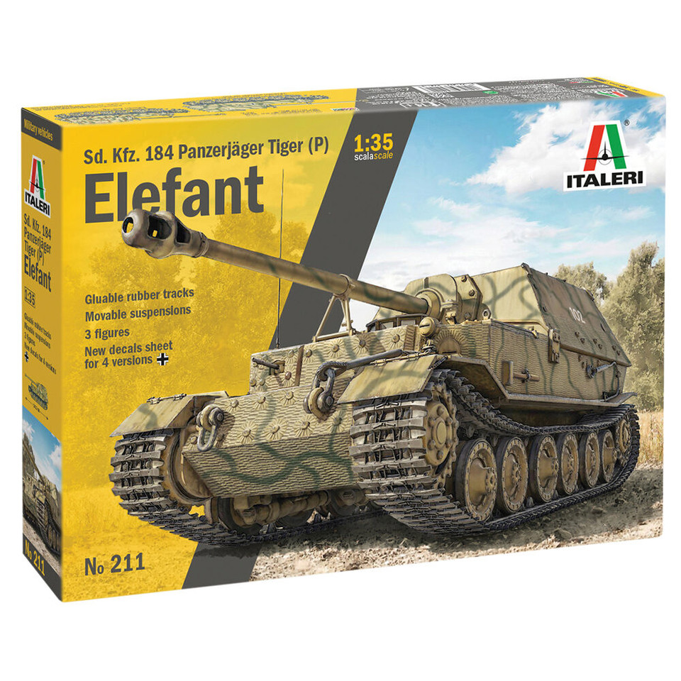 Sd.Kfz.184 Panzerjäger Tiger (Elefant) 1/35 Kit Italeri (0211) Main Image
