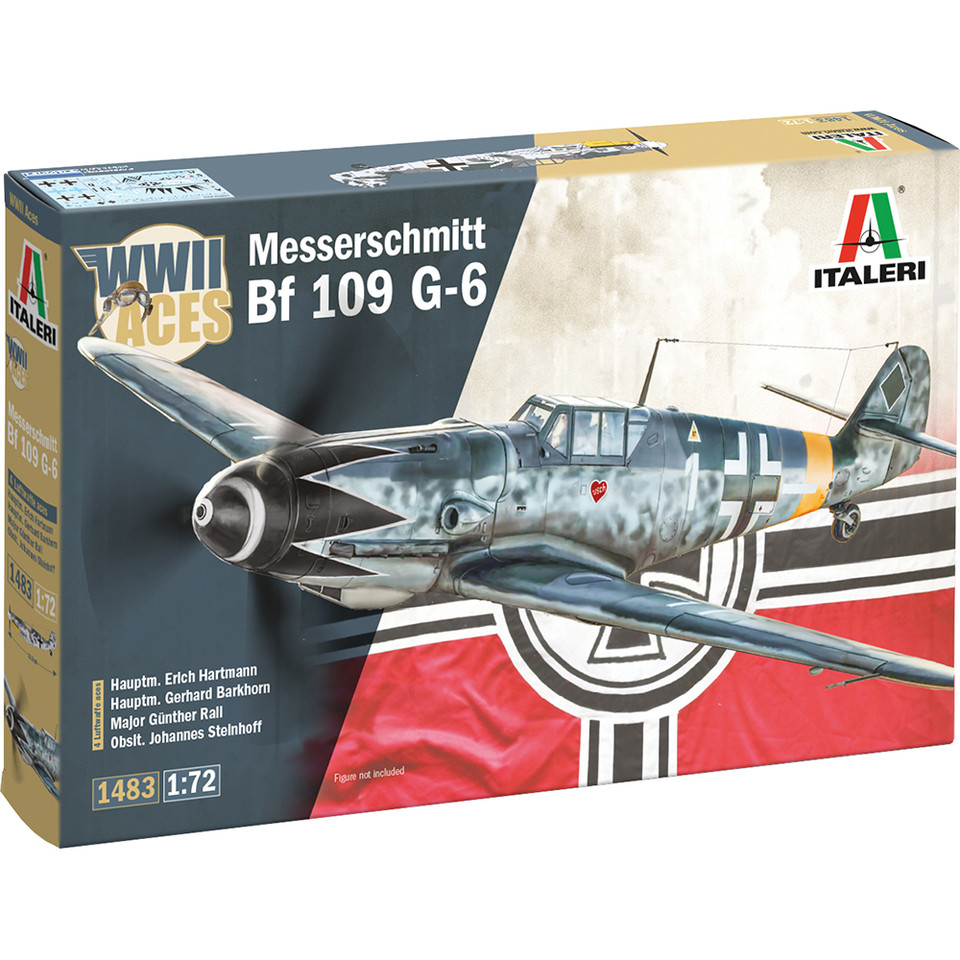 Bf 109 G-6 1/72 Kit - Aces Italeri (1483) Main Image