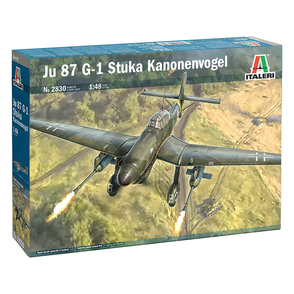 Ju 87 G-1 Stuka Kanonenvogel 1/48 Kit Italeri (2830s) Main Image