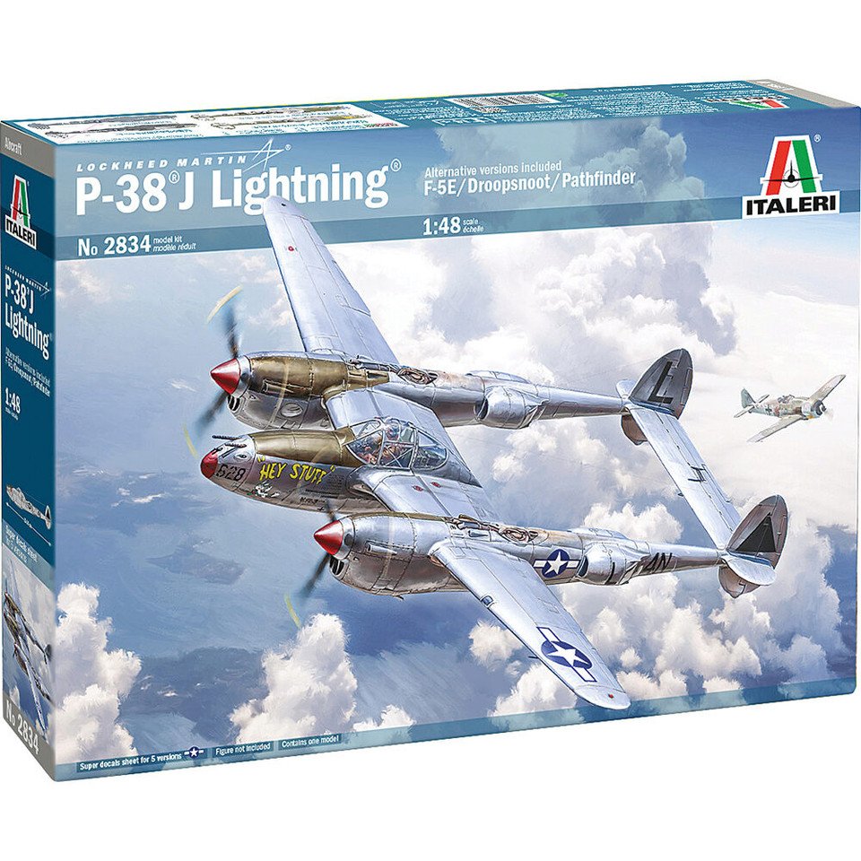 P-38J Lightning 1/48 Kit Main Image