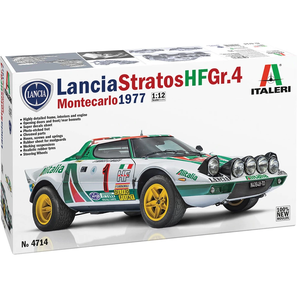 Lancia Stratos HF Gr.4 1/12 Kit Main Image
