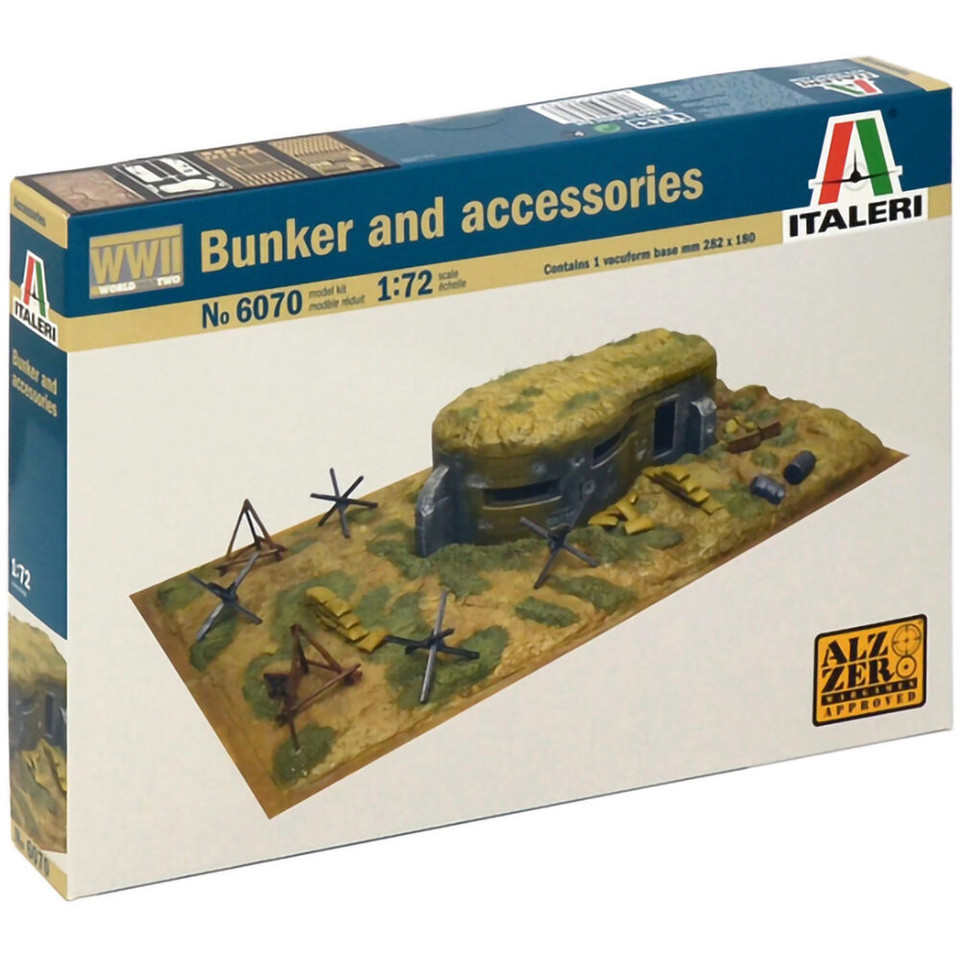 Bunker and Accessories (WWII) 1/72 Kit Main Image