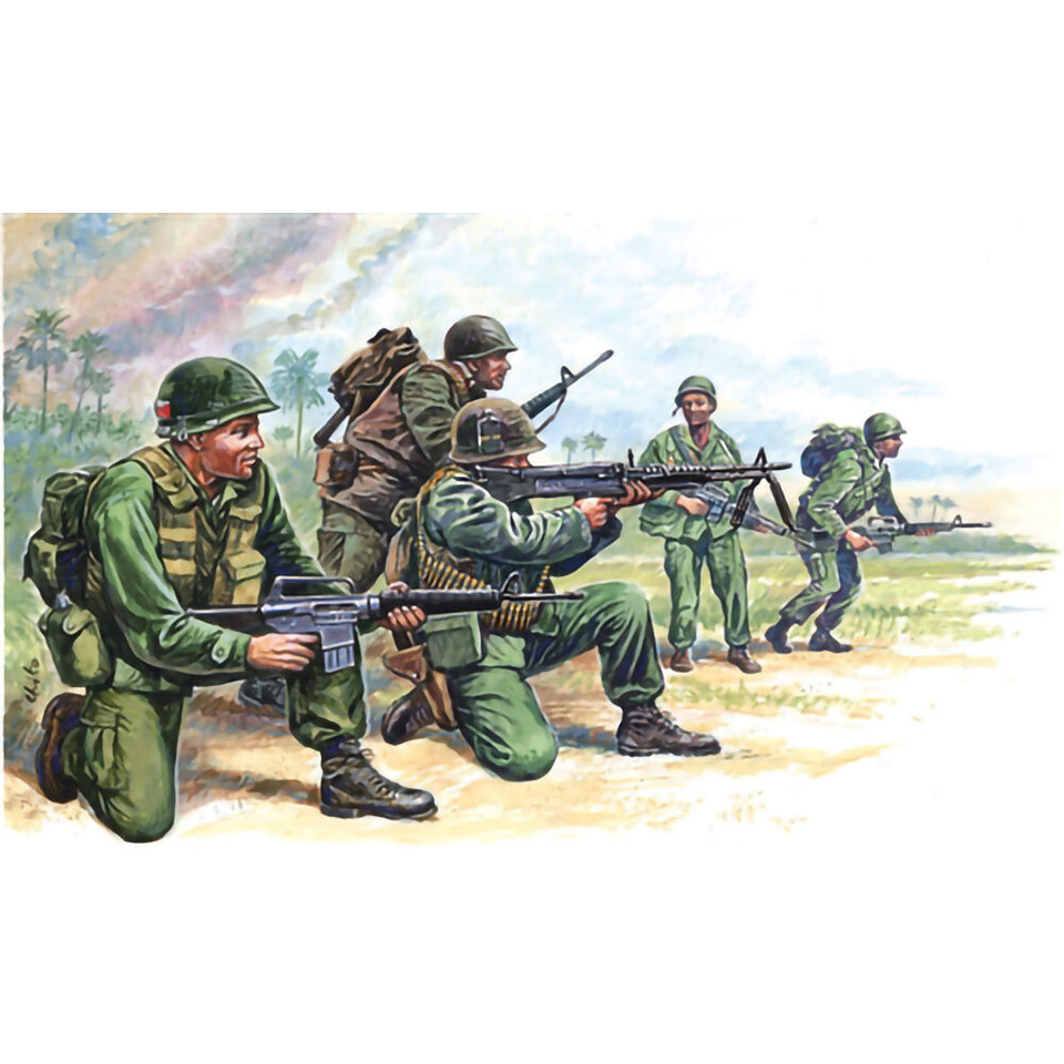 American Special Forces (Vietnam) 1/72 Plastic Figures Main Image