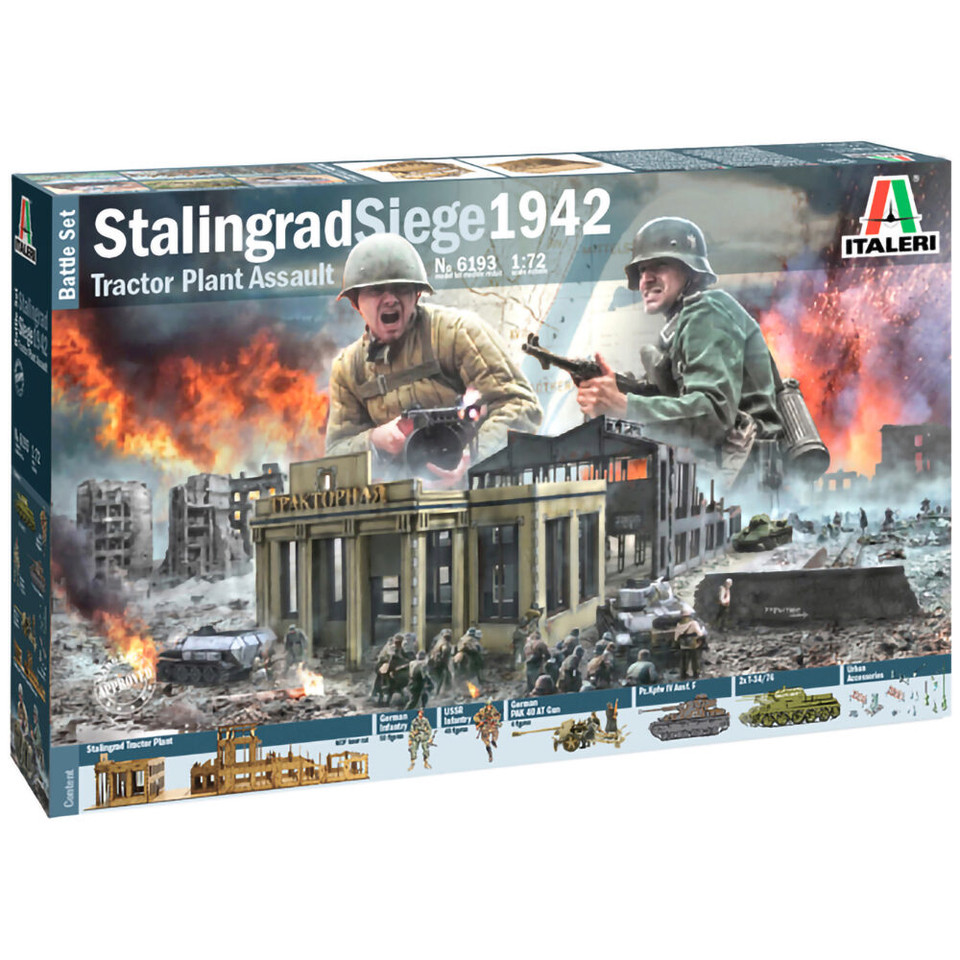 Stalingrad Tractor Plant 1942 1/72 FIGURE KIT Main Image