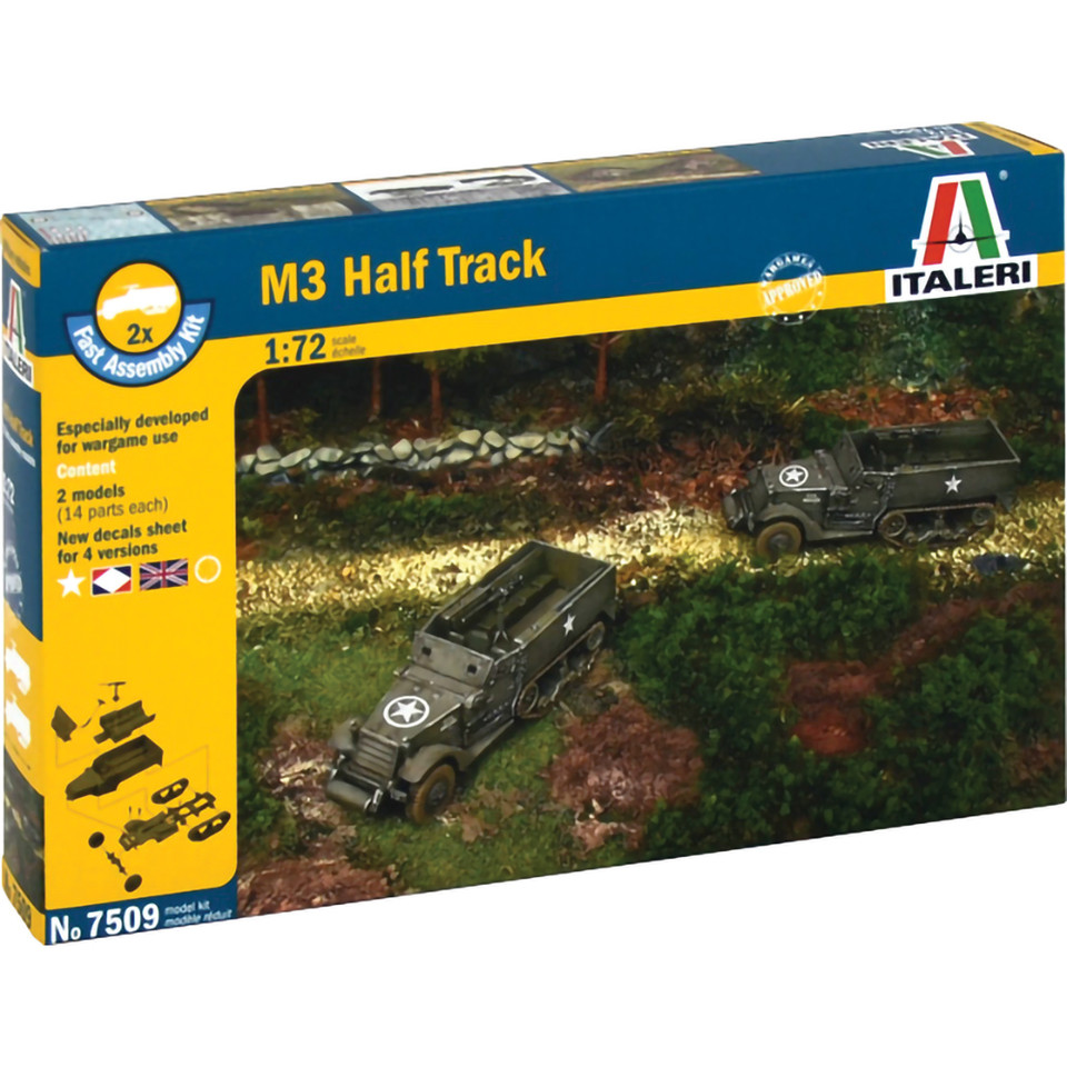M3 Half Track 1/72 Kit Main Image