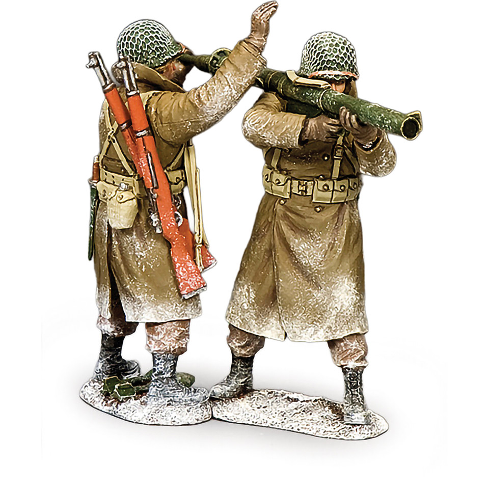 The Bazooka Team 1/30 Figure Set K & C (BBA098)   by King and Country Main Image