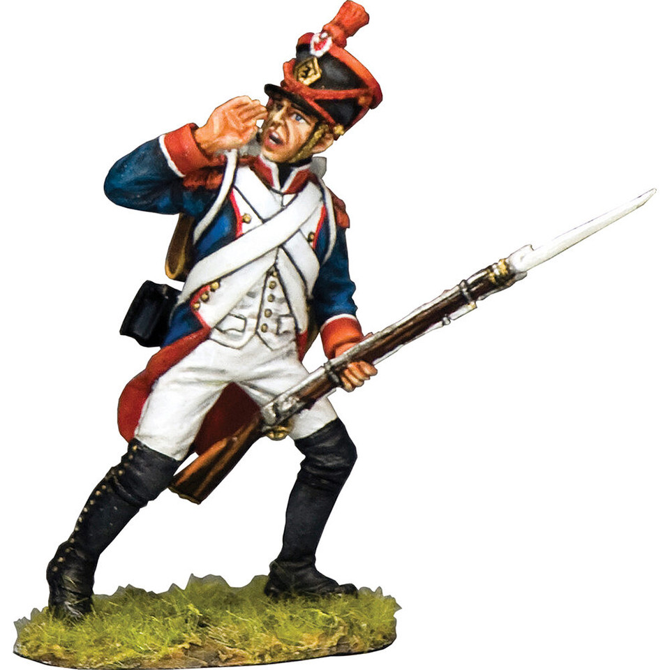 French Infantryman Shouting Encouragement 1/30 Figure K&C(NA517) Main Image