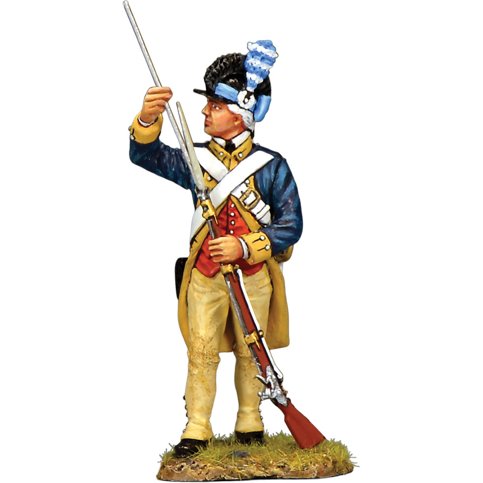 Washington's Guard Co. Standing w/ Ramrod 1/30 Figure K&C (AR082) Main Image