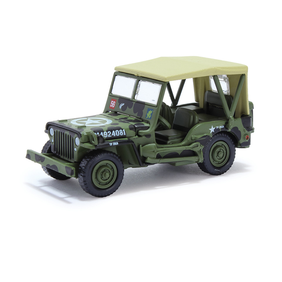 Willy's Jeep 1/64 Diecast Model  M&J Toys (JLCP7064-24) Main Image
