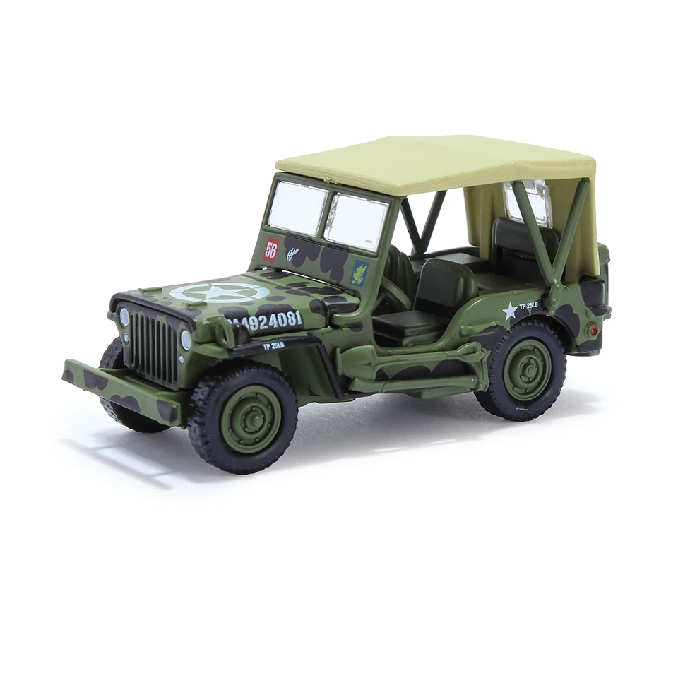 Willy's Jeep 1/64 Diecast Model  M&J Toys (JLCP7064-24) Main Image