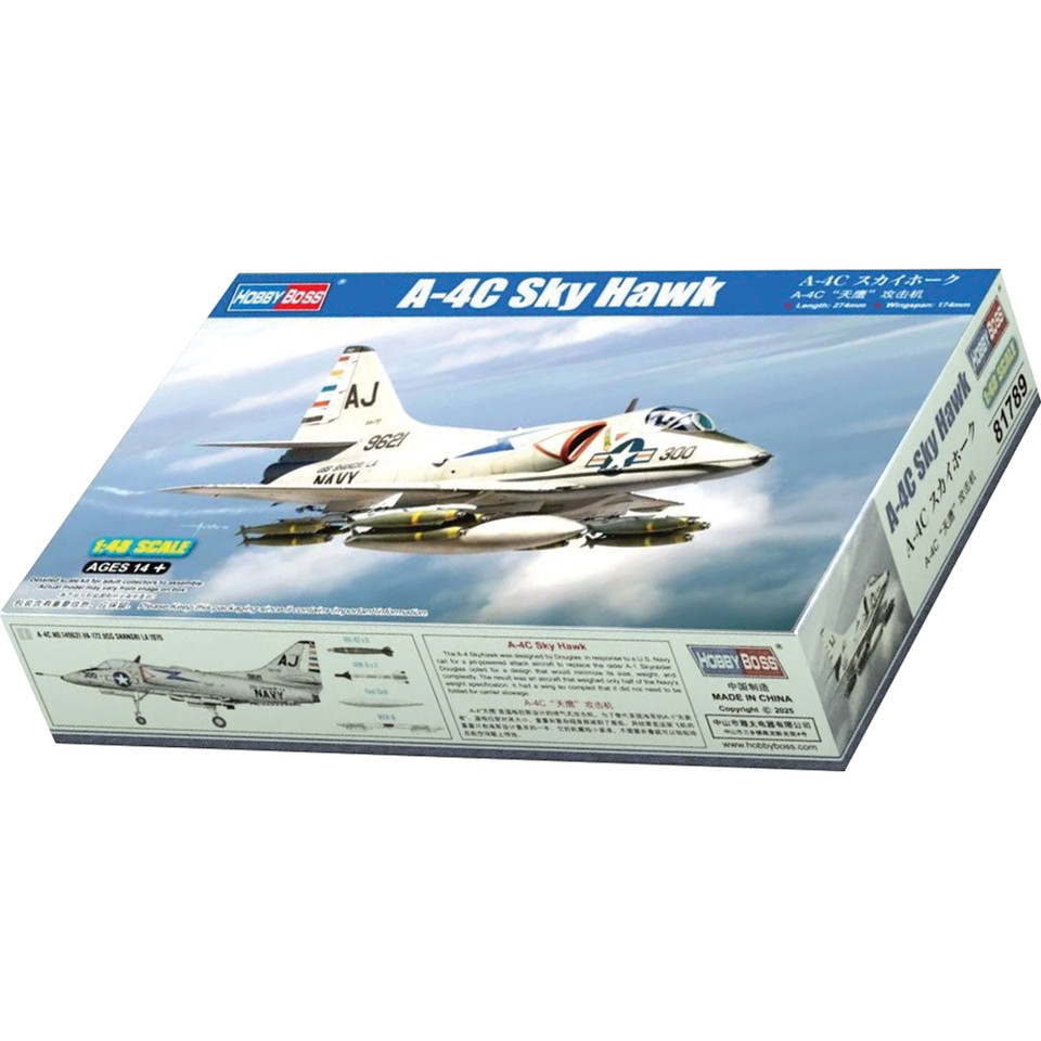 A-4C Sky Hawk 1/48 Kit Hobby Boss (81789) Main Image