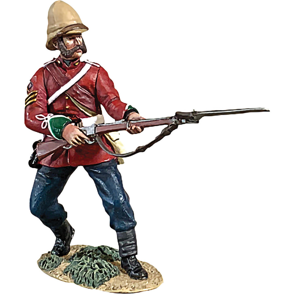 24th Foot, Sergeant Bourne with Bayonet 1/30 Figure William Britain (20212) Main Image