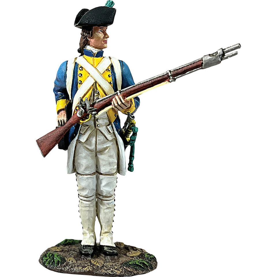 Royal Deux-Ponts Standing Reaching for Cartridge 1/30 Figure WILLIAM BRITAIN (16184) Main Image
