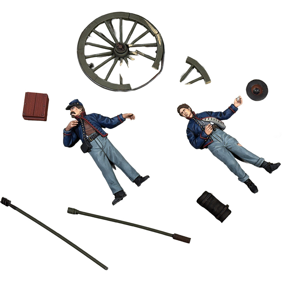 Union Artillery Casualties with Accessories 1/30 Figure Set WILLIAM BRITAIN  (31503) Main Image