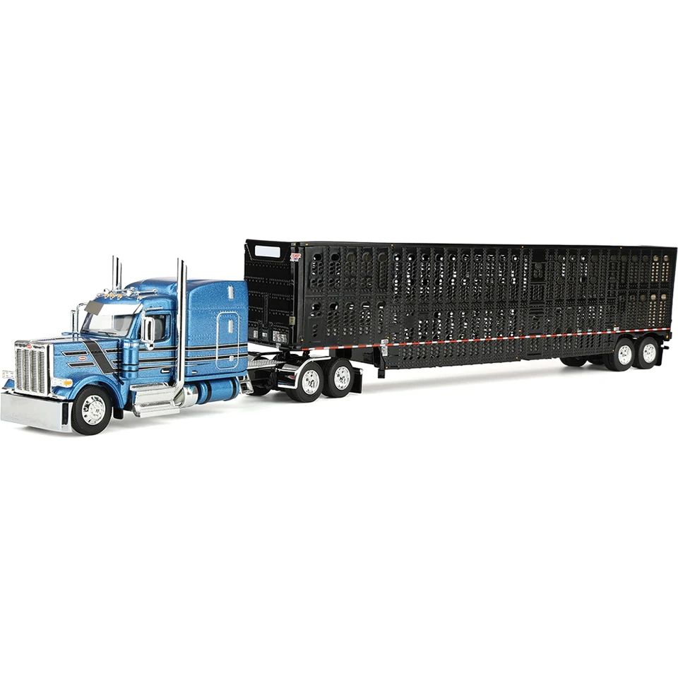 Peterbilt 589 with 72" Sleeper & Wilson Silverstar Livestock Trailer Main Image