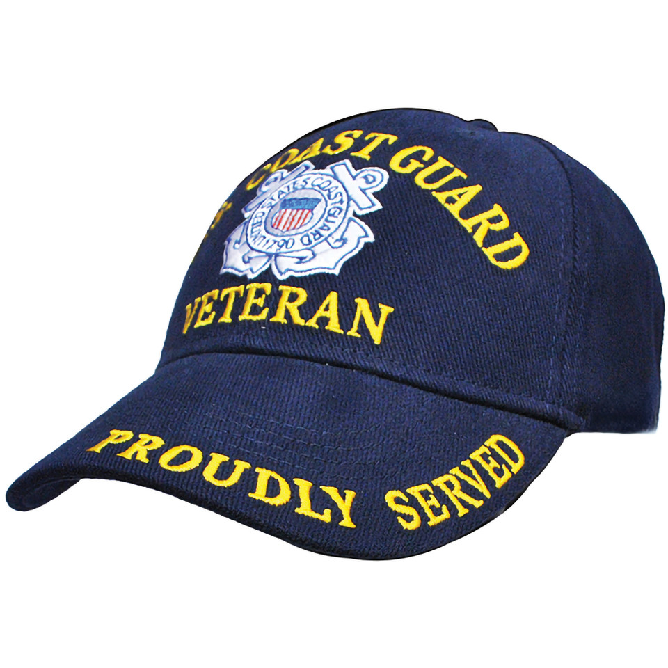 Coast Guard Veteran Cap Eagle Emblems (CP00278)   by Eagle Emblems Main Image