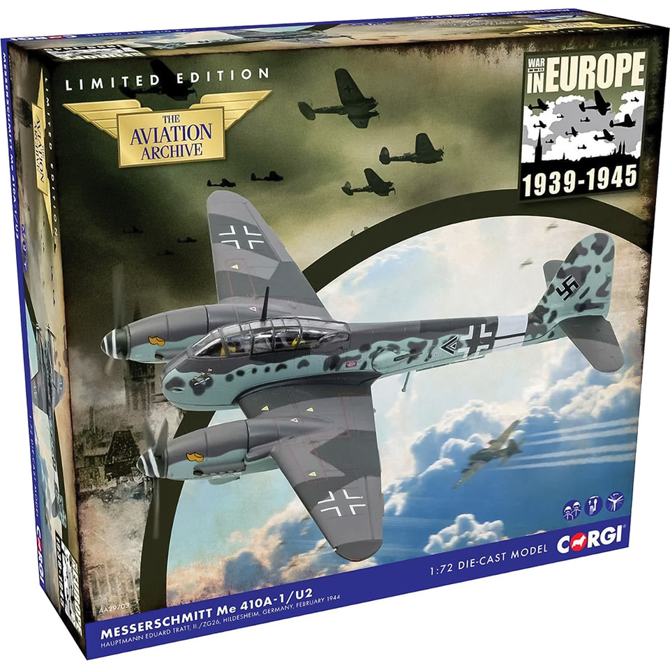 Messerschmitt Me 410A-1/U3 1/72 Die Cast Model Corgi (AA29703) 1:72 Scale  by Corgi Main Image