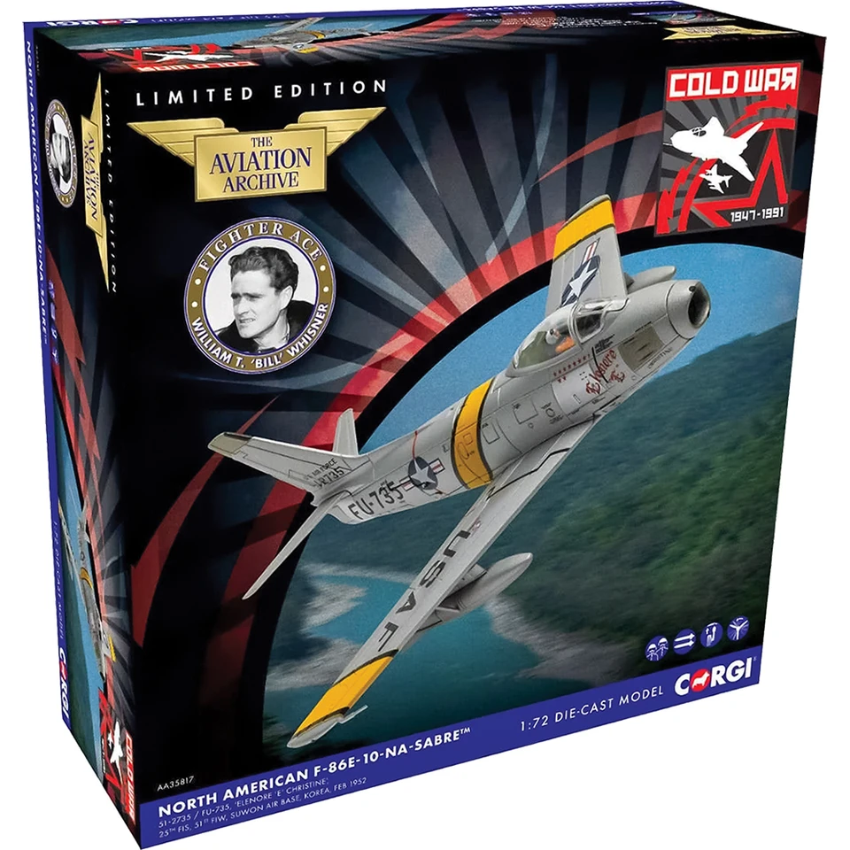 F-86E Sabre 1/72 Die Cast Model Corgi (AA35817) Main Image