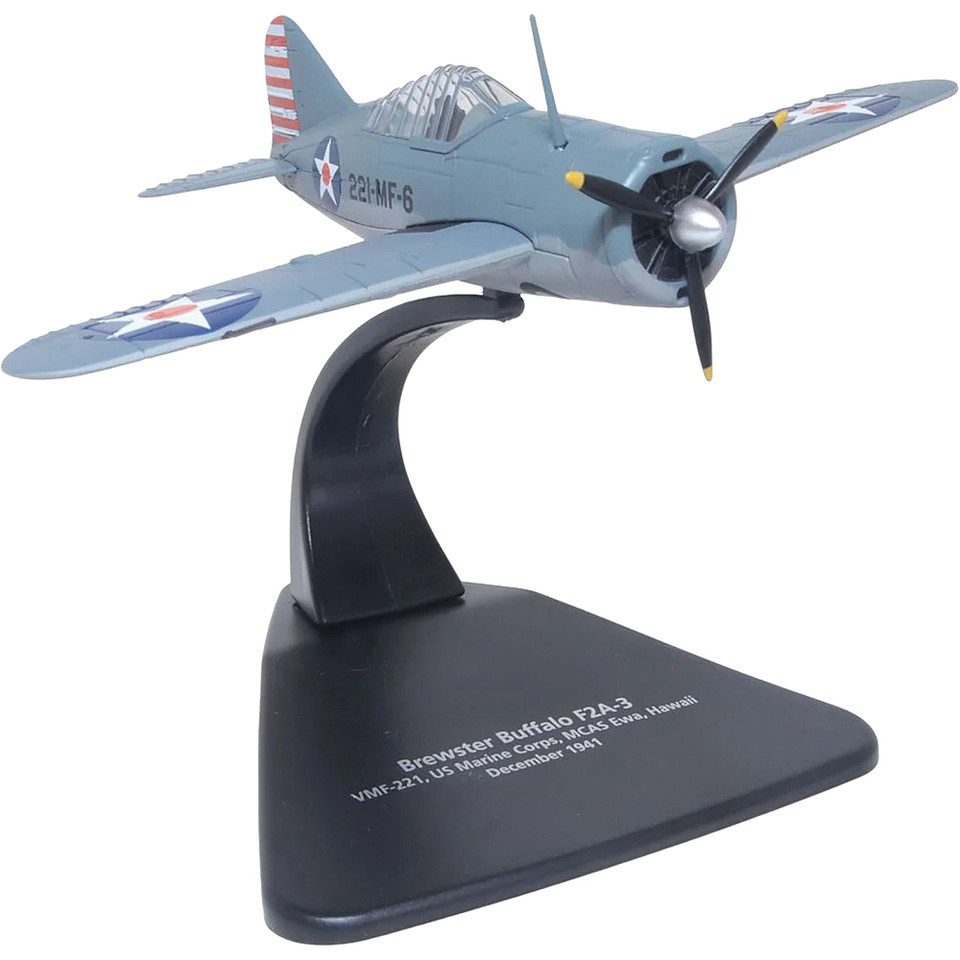 Brewster F2A Buffalo 1/72 Die Cast Model OXFORD MODELS (AC131) 1:72 scale  by Oxford Diecast Main Image