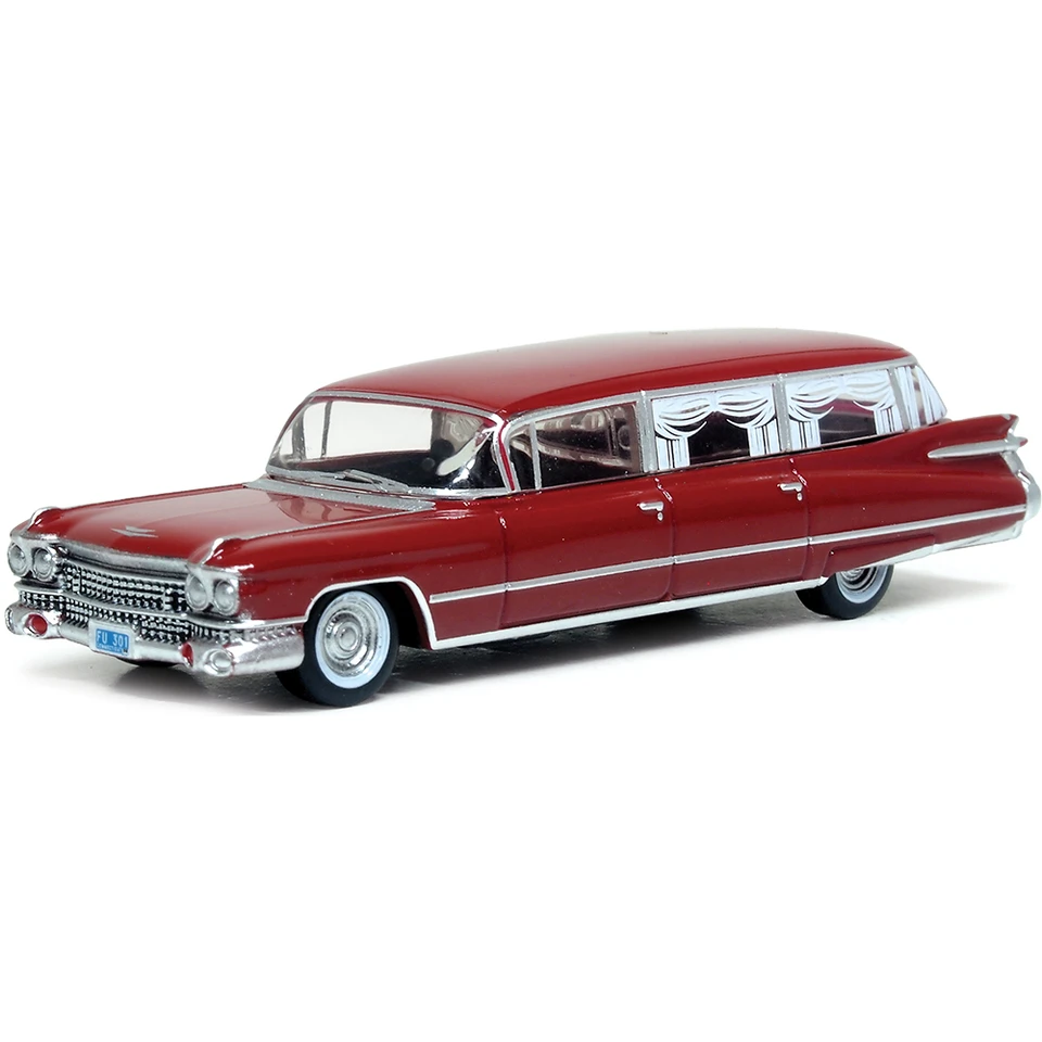 1959 Cadillac Miller-Meteor Futura Limousine - Seminole Red 1:100 Scale Diecast Model Car by Oxford Diecast Main Image