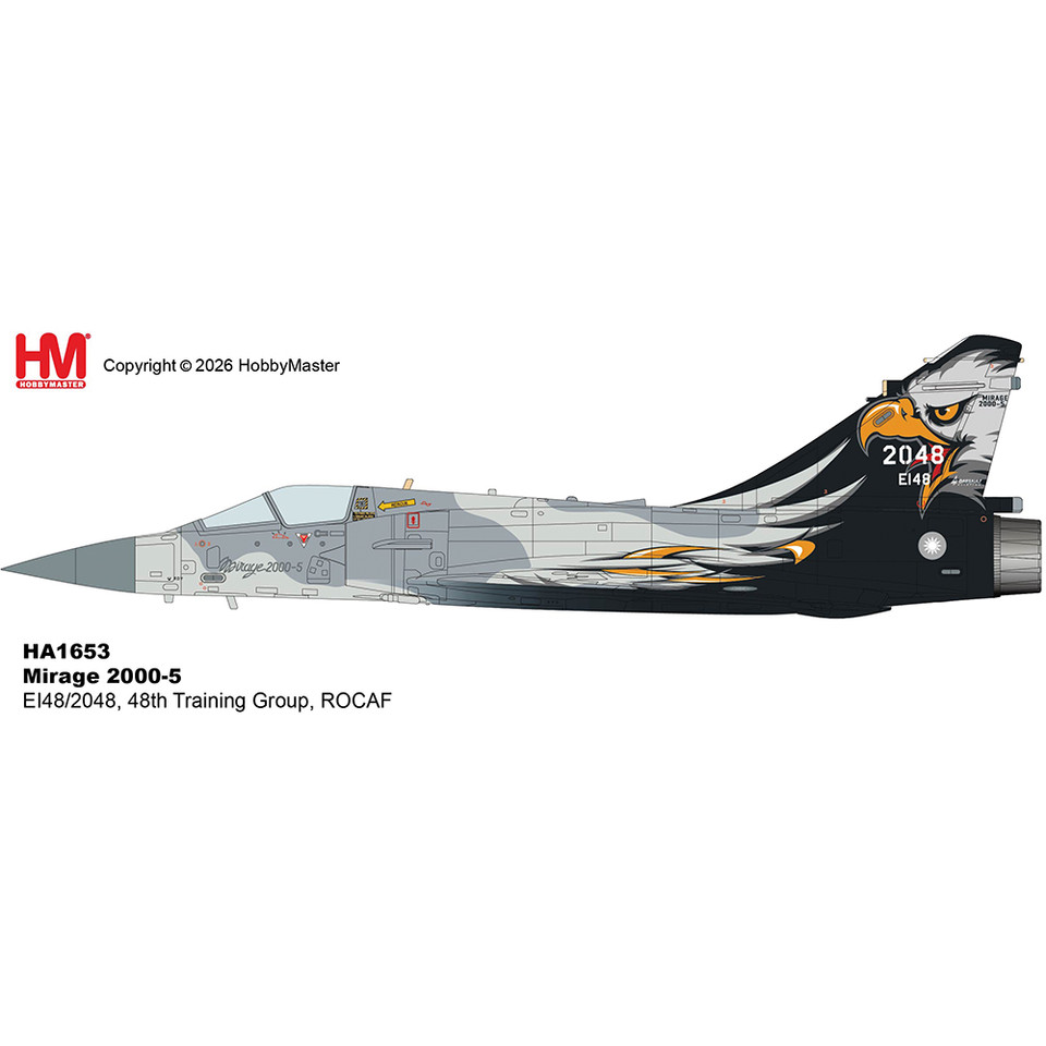 Mirage 2000-5 1/72 Die Cast Model 1:72 scale Metal by Hobby Master Main Image