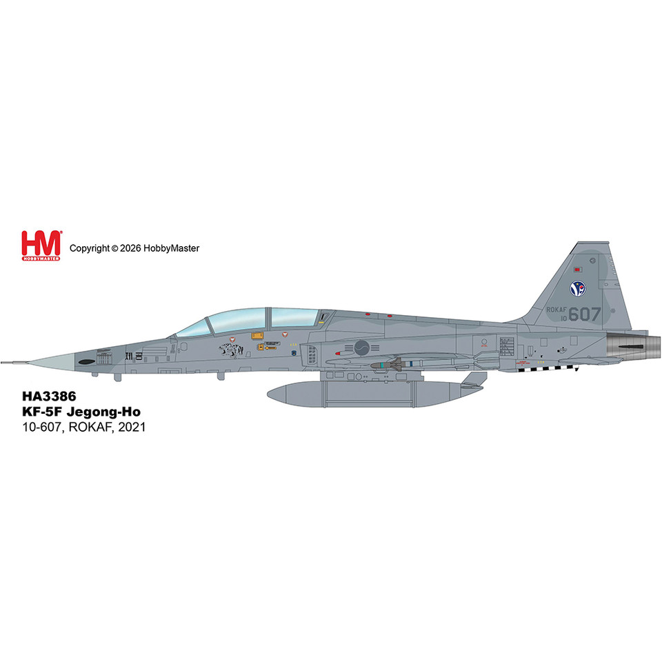 KF-5E Jegong-Ho 1/72 Die Cast Model 1:72 scale Metal by Hobby Master Main Image