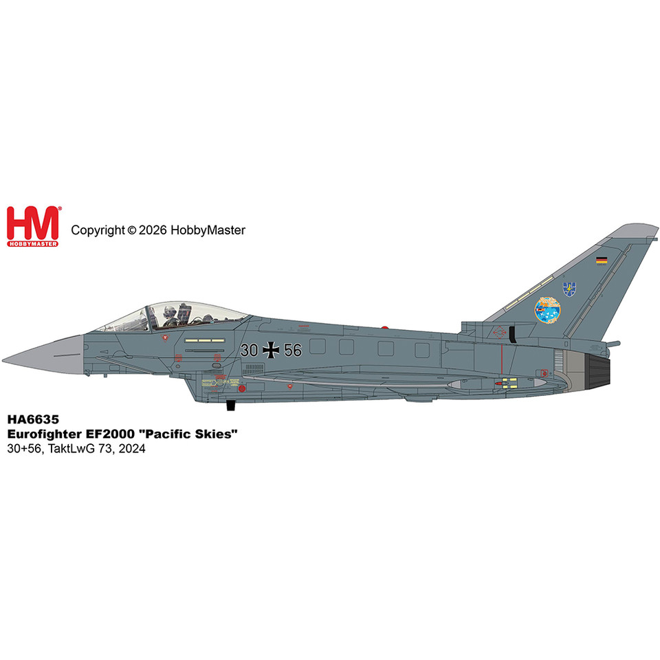 EF2000 Typhoon S 1/72 Die Cast Model 1:72 scale Metal by Hobby Master Main Image