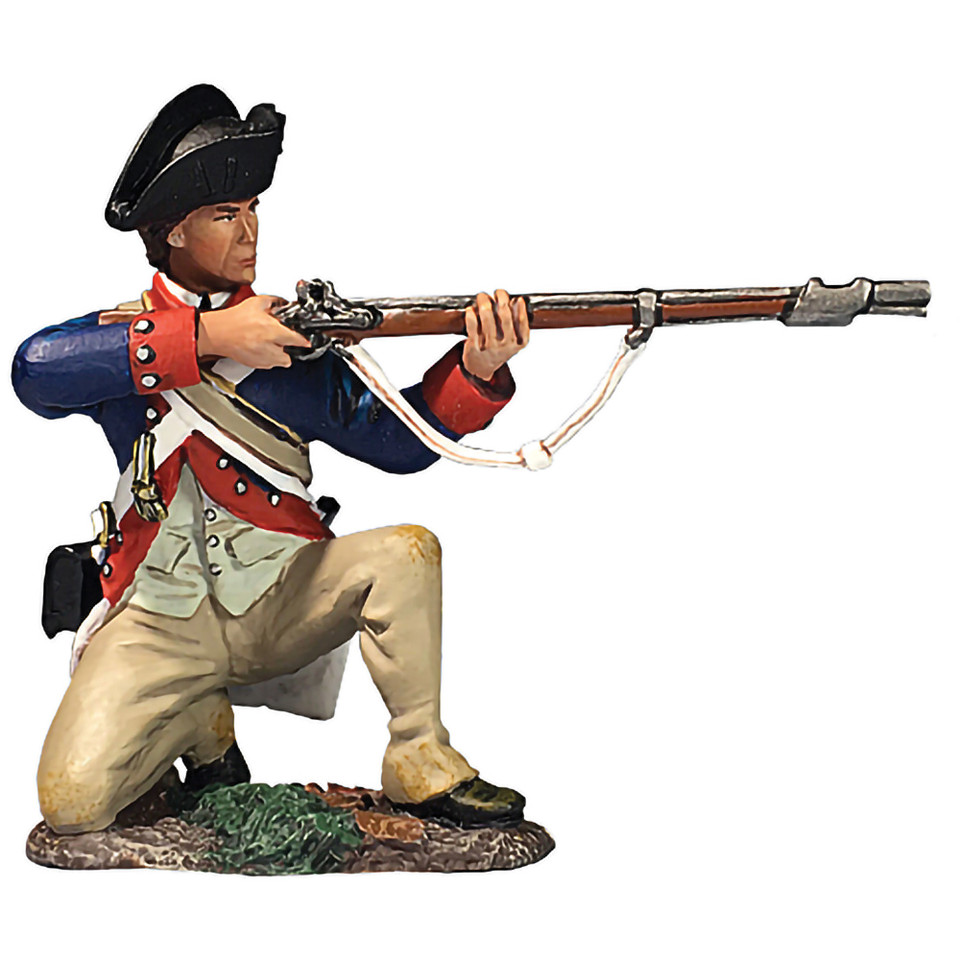 Continental Line - Kneeling Firing 1/30 Figure 1:30 Scale  by William Britain Main Image