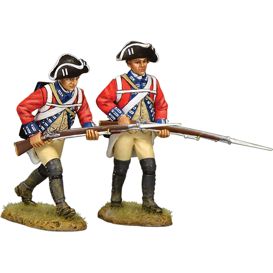 Redcoats Advancing Forward Set 2 1/30 Figure Set 1:30 scale Metal by King and Country Main Image