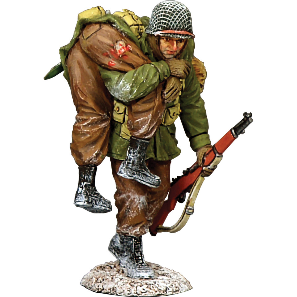 Carrying The Wounded 1/30 Figure K&C (BBA114) 1:30 scale Metal by King and Country Main Image