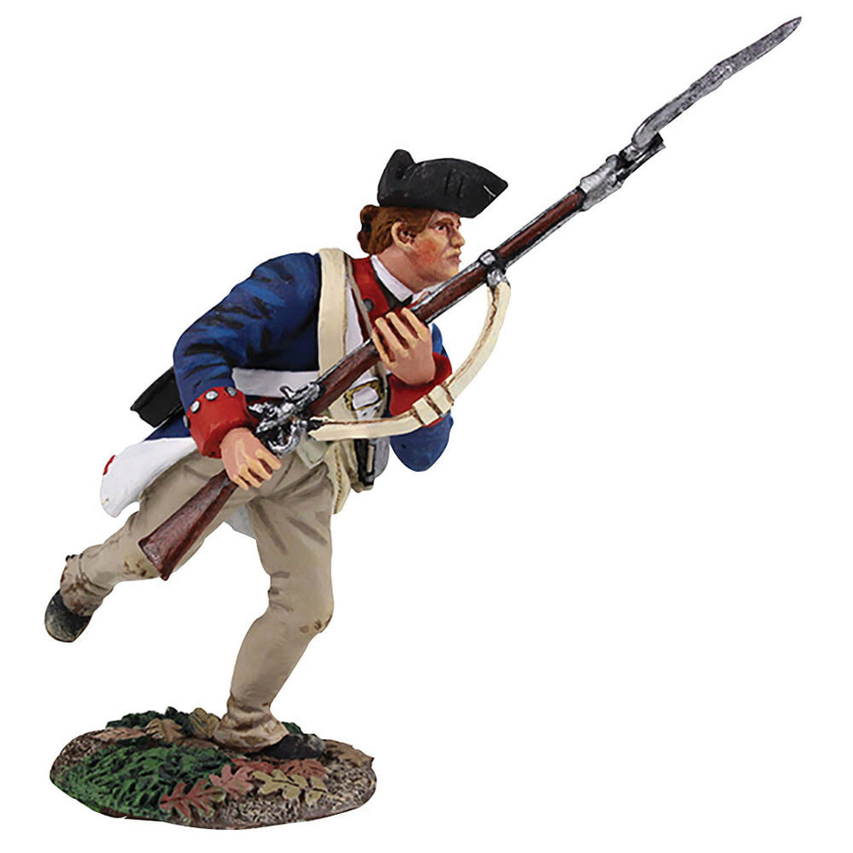 Continental Line Charging w/Bayonet 1/30 Figure William Britain (16022) 1:30 scale Metal by William Britain Main Image