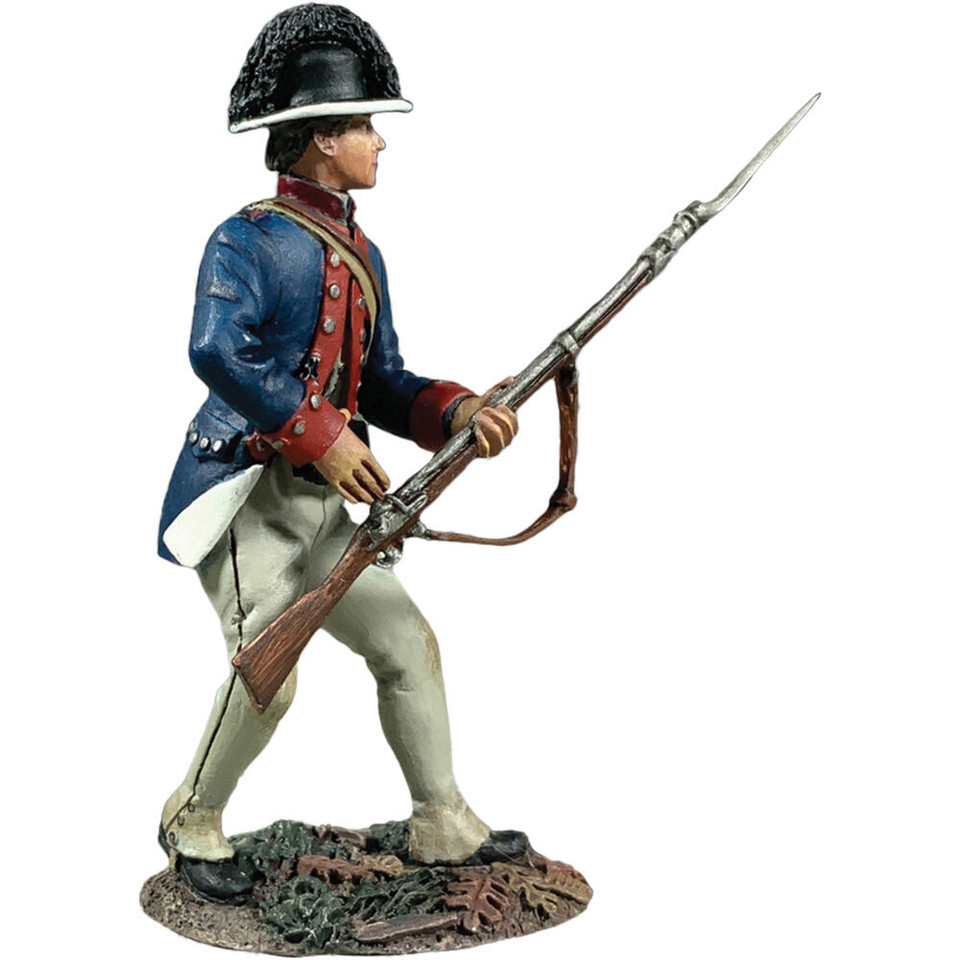 Wayne's Legion Infantryman Advancing Loading 1/30 Figure William Britain 16119 1:30 Scale Die Cast Metal by William Britain Main Image