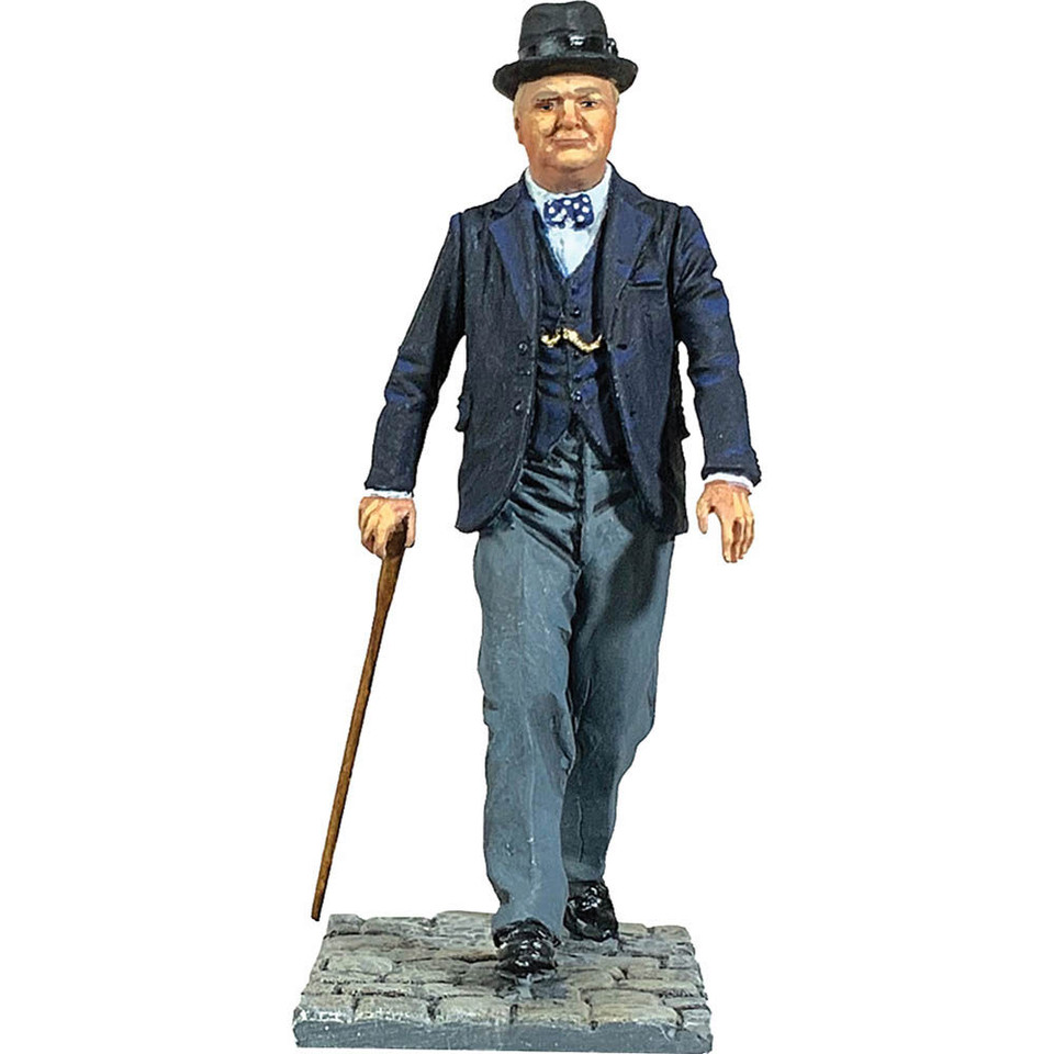 Prime Minister Winston Churchill 1/30 Figure - 1940-45 William Britain 10082 1:30 Scale Die Cast Metal by William Britain Main Image