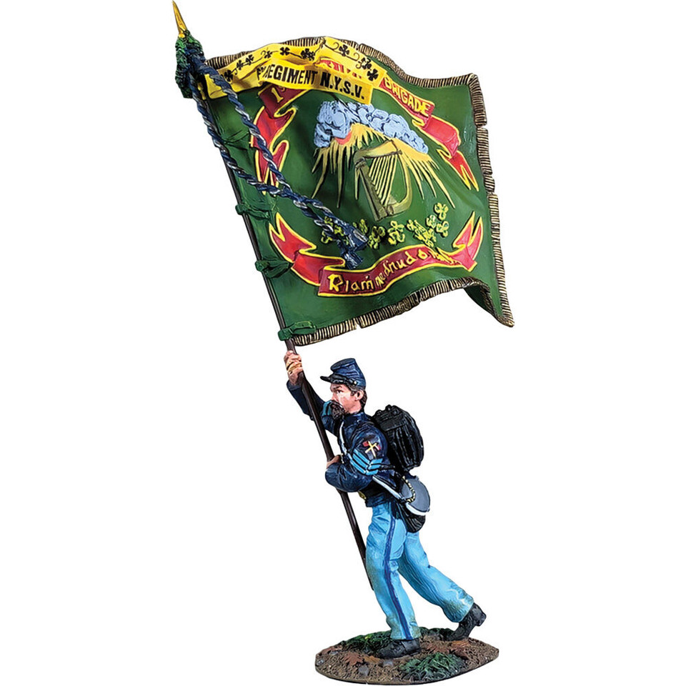 Irish Brigade Flag No.3 1/30 Figure William Britain 31403 1:30 Scale Metal by William Britain Main Image