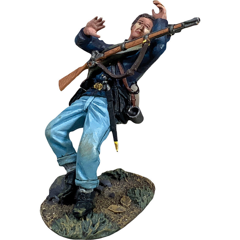 Union Infantry Casualty Falling Wounded 1/30 Figure William Britain (31429) 1:30 Scale Metal by William Britain Main Image