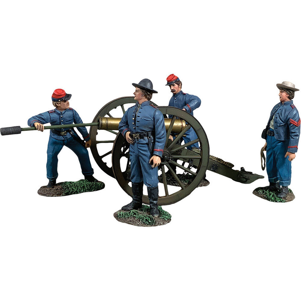 Confederate Artillery with 12 Pound Howitzer 1/30 Figure Set William Britain (31425) 1:30 Scale  by William Britain Main Image