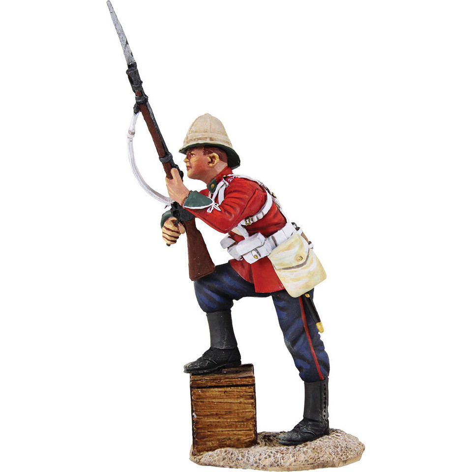 24th Foot with Foot on Biscuit Box 1/30 Figure William Britain (20161) 1:30 Scale Metal by William Britain Main Image