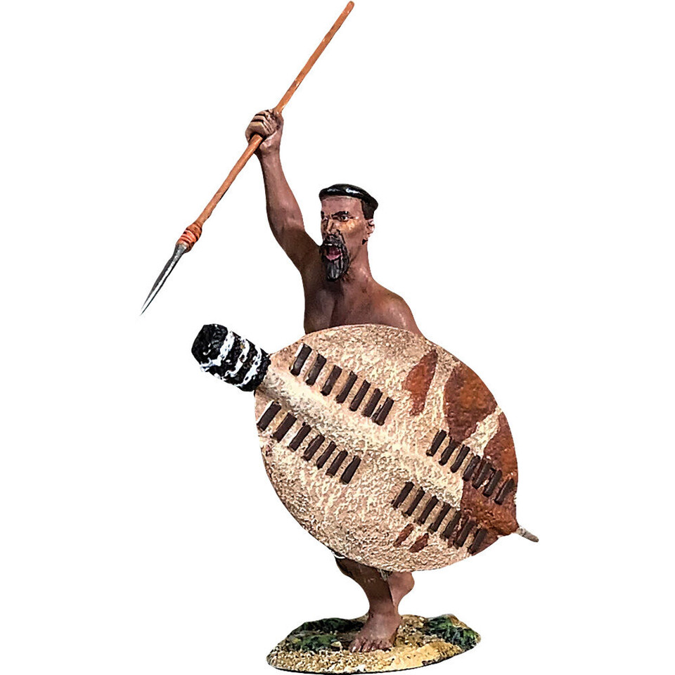 Zulu Attacking 1/30 Figure William Britain (20206) 1:30 Scale Metal by William Britain Main Image