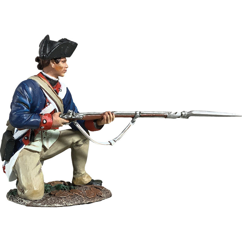 Continental Line Kneeling Alert 1/30 Figure - 1779-87 William Britain (16086) 1:30 scale Metal by William Britain Main Image