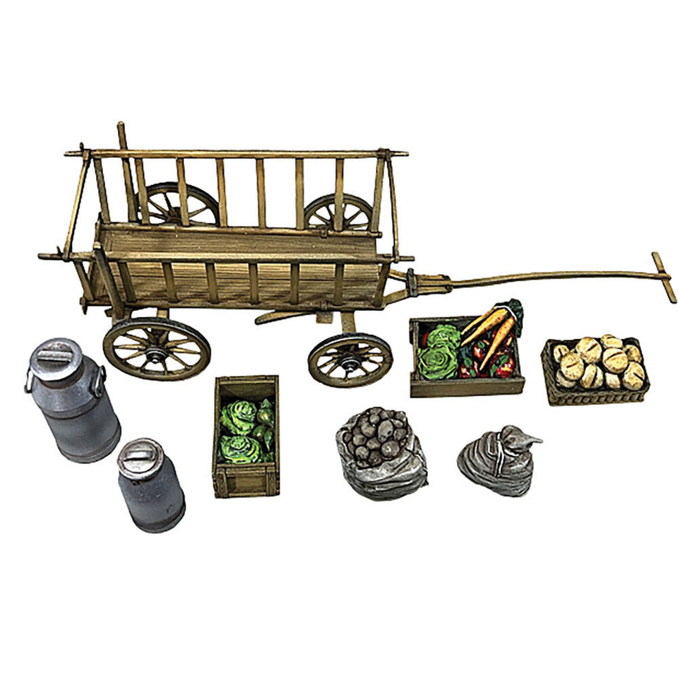 “Going to Market” Mid 19th-20th Century Cart 1/30 Model William Britain (53026) 1:30 Scale Resin by William Britain Main Image