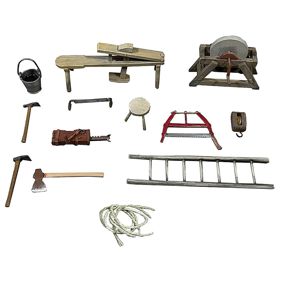 Farm Tools 18th-19th Century Set No.2 William Britain (53029) 1:30 Scale Resin by William Britain Main Image